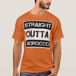 Camiseta Hetero Fora de Marrocos Viajante - País Presente E