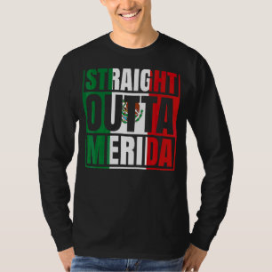 Camiseta Hetero fora de Merida Yucatn México Bandeira Mexic