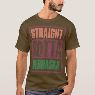 Camiseta Hetero fora de Nebraska Retro