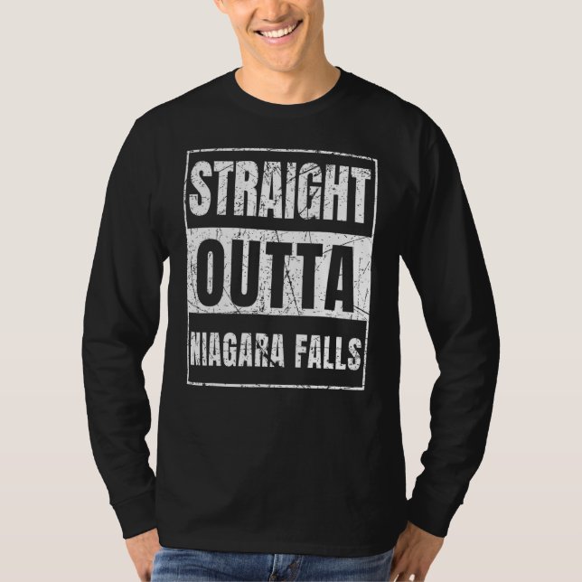 Camiseta Hetero fora de Niagara cai no estado de Nova York (Frente)