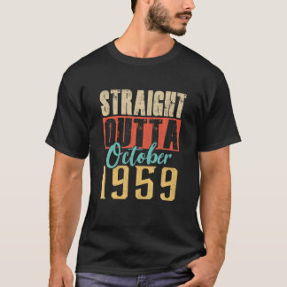 Camiseta Hetero Fora de OUTUBRO 1959 61Rua Aniversário Incr