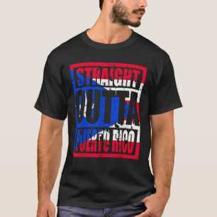 Camiseta Hetero fora de Porto Rico Engraçado Tee