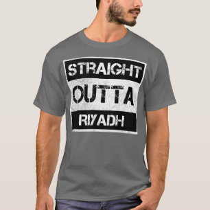 Camiseta Hetero Fora de Riyadh Arábia Saudita Vintage Disti
