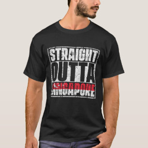 Camiseta Hetero fora de Singapura Sinalizador