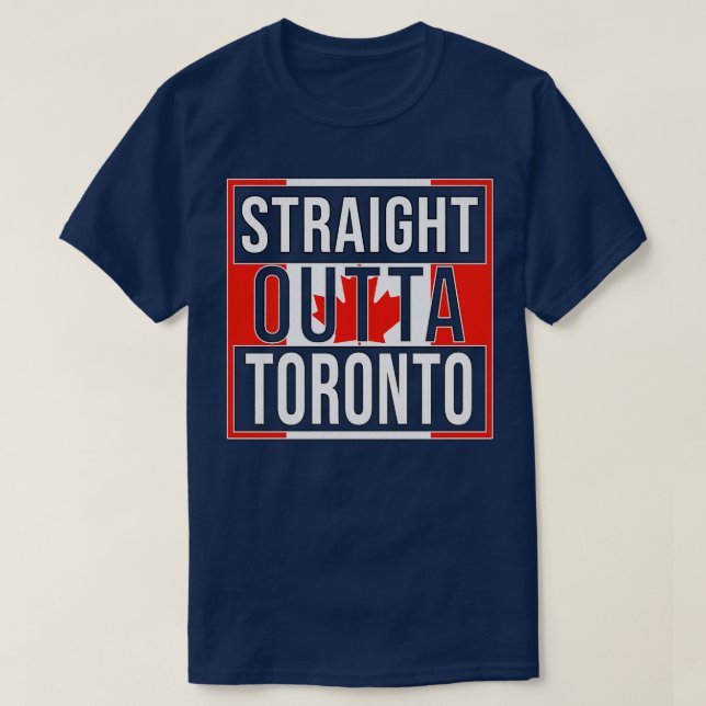 Camiseta Hetero fora de Toronto Design presente para Ontári (Frente do Design)