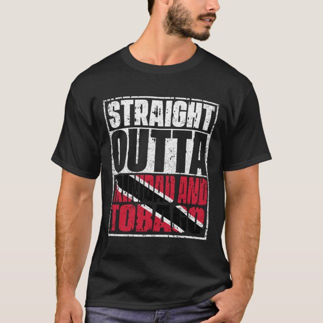 Camiseta Hetero fora de Trinidad e Tobago Flag (Frente)