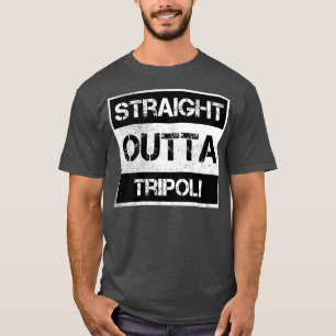 Camiseta Hetero Fora de Trípoli A Líbia Vintage se aflora