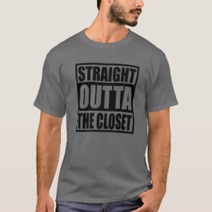 Camiseta Hetero Fora Do Armário - Legal Membro LGBT Orgulh