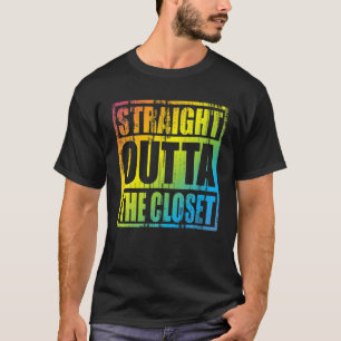 Camiseta Hetero Fora Do Armário - Legal Membro LGBT Orgulh