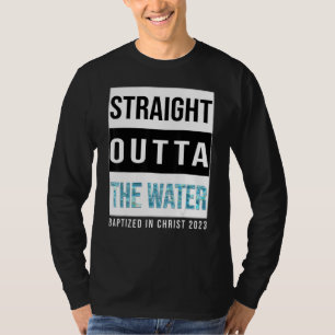 Camiseta Hetero Fora do Batismo da Água 2023 Batizado em