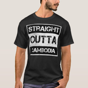 Camiseta Hetero Fora do Camboja Viajante - País Presente -