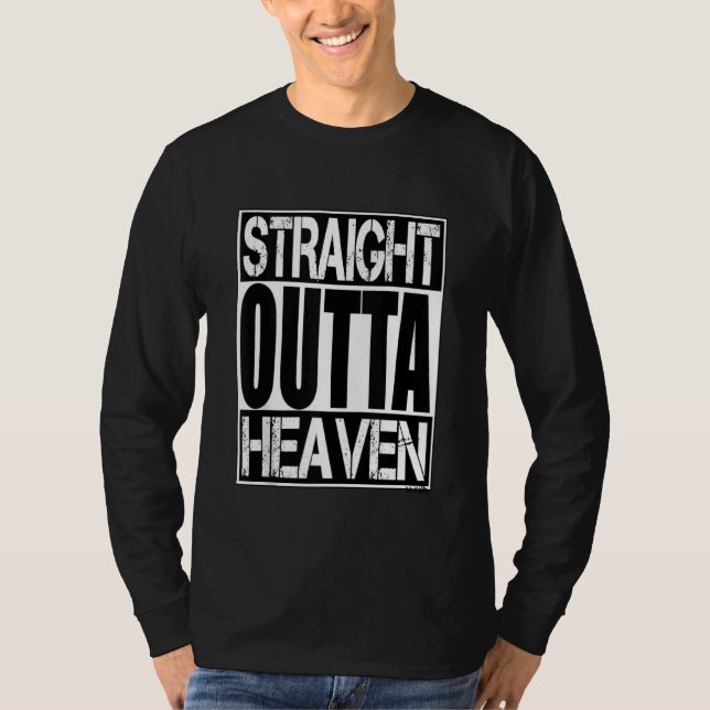 Camiseta Hetero fora do céu Feliz Família Ama Femini (Frente)