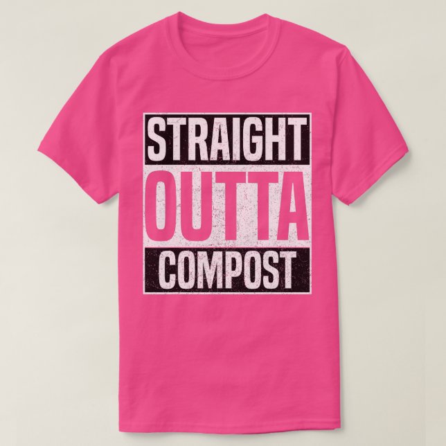 Camiseta Hetero Fora Do Composto Jardineiros Engraçados M (Frente do Design)