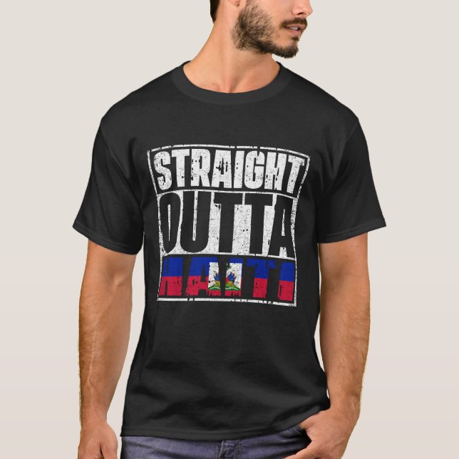 Camiseta Hetero fora do Haiti (Frente)
