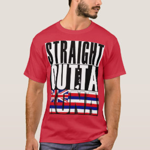 Camiseta Hetero fora do Havaí - Bandeira do Estado do Havaí
