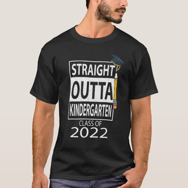 Camiseta Hetero fora do jardim de infância - Graduação Engr (Frente)