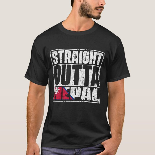 Camiseta Hetero fora do Nepal (Frente)