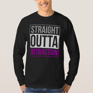 Camiseta Hetero Fora do Orgulho de Atração Ally do Sinaliza