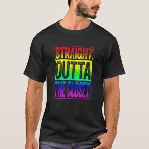 Camiseta Hetero Fora Do Orgulho Lgbt Do Armário