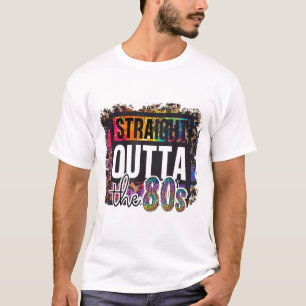 Camiseta Hetero fora dos anos 80 Eu amo o anos 80