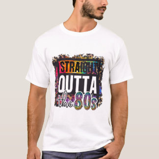 Camiseta Hetero fora dos anos 80 Eu amo o anos 80