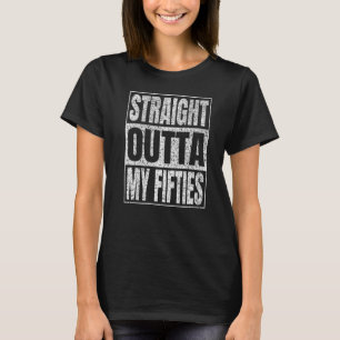 Camiseta Hetero Fora Dos Meus Anos 50 Aniversário Roupa de