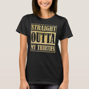 Camiseta Hetero Fora Dos Meus Trinta Anos aniversário de 30
