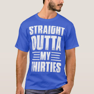 Camiseta Hetero fora dos meus trinta anos de aniversário