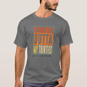 Camiseta Hetero Fora Dos Meus Trinta Anos, Nível De 40 Anos