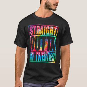 Camiseta Hetero Fora Dos Meus Vinte Anos Tie Dye aniversári
