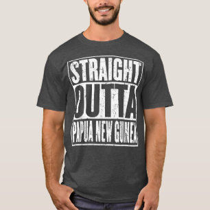 Camiseta Hetero Fora Papua Nova Guiné Vintage Afetado