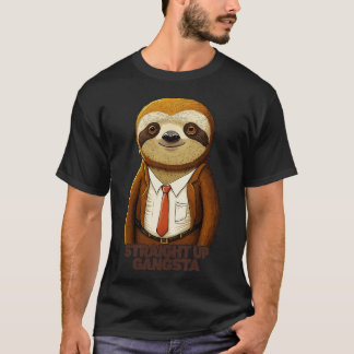 Camiseta Hetero Gangsta Sloth