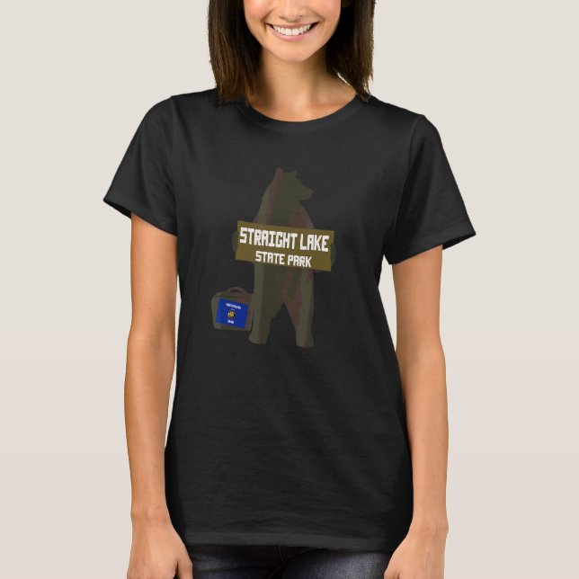Camiseta Hetero Lake State Park Wisconsin Hitchhiking Bea (Frente)