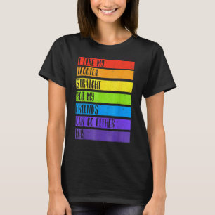 Camiseta Hetero Lgbt Ally Tequila Amigos Vão Em Qualquer Se