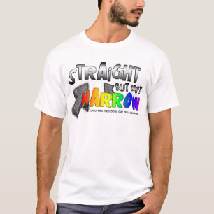 Camiseta Hetero, mas não estreito