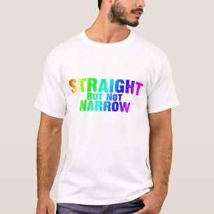 Camiseta Hetero mas não ESTREITO