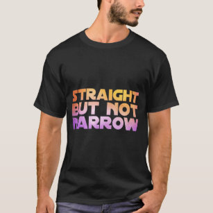 Camiseta hetero, mas não estreito
