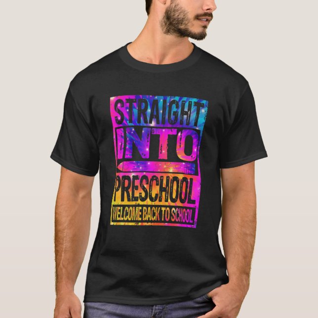 Camiseta Hetero Na Pré-Escolia Tie Dye Bem-Vindo Ao Sc (Frente)