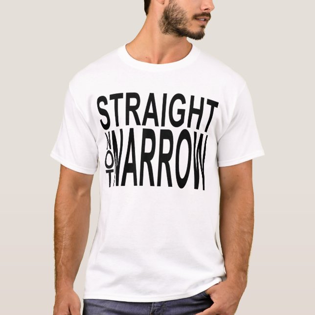 Camiseta hetero nao estreito (Frente)