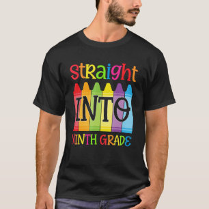 Camiseta Hetero No 9º Ano De Volta Ao Primeiro Estudo