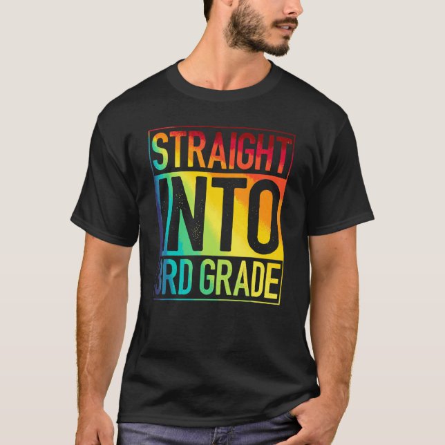 Camiseta Hetero No Arco Arco-Íris De Terceiro Grau Volta T (Frente)