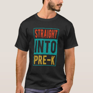 Camiseta Hetero No Pré K De Volta Para O Garoto Da Pré-Esco