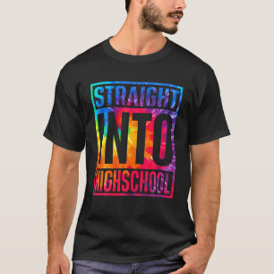 Camiseta Hetero No Segundo grau Tie Dye Primeiro Dia De Sob