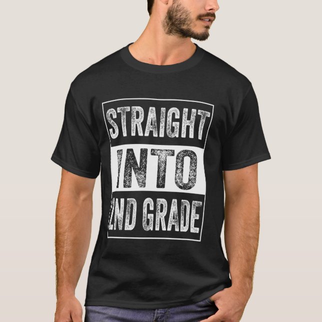 Camiseta Hetero No segundo Segundo Grau De Volta À Escola (Frente)