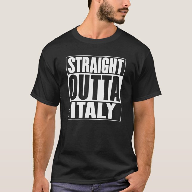 Camiseta Hetero Out Italy U2014 Slogan Statement Fun Ou (Frente)
