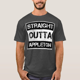 Camiseta Hetero Outta Appleton cidade de Wisconsin Vintage
