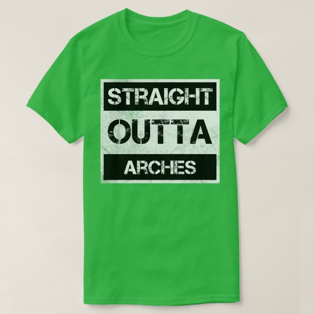 Camiseta Hetero Outta Arches National Park (distrito de Vin (Frente do Design)