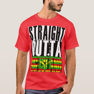 Camiseta Hetero Outta Big Island Hawaii Kanaka Maoli Flag