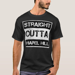 Camiseta Hetero Outta Chapel Hill, cidade Norte, olina Vint