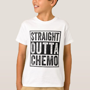 Camiseta Hetero Outta Chemo Engraçado pelo Cancer